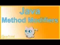 Java Method Modifiers - Public vs Private