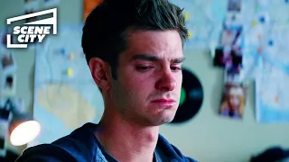 peter watches gwens graduation speech the amazing spider man 2 andrew garfield emma stone