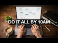 How to be so productive it feels illegal