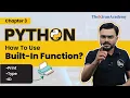 How To Use Built-In Function Print Type ID Python Full Course Tutorial