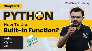How To Use Built-In Function Print Type ID Python Full Course Tutorial