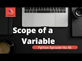 Scope Of Variable Local Global Variables in Python Python Tutorial for beginners