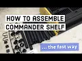 Commander Plastic Shelf Assembly How to setup quickly