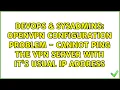 Openvpn configuration problem - cannot ping the vpn server with it s usual IP address
