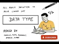 Data Types You MUST Know for Linked List DSA Interview Prep FAANG Engineer Explains