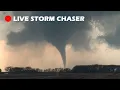 LIVE STORM CHASER Chasing A Sneaky Tornado and Flood Threat in Indiana