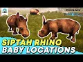 Siptah Rhino Calf Map Locations - Baby Animal Location Guide Conan Exiles Isle of Siptah