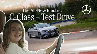 Test Drive: all–new electric C-Class | City, Road and Track Test​