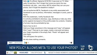 New policy allows Meta to use your photos
