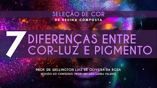 7.  Diferenças entre Cor-Luz e Cor-Pigmento