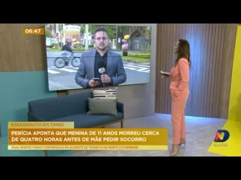 Timbó: Perícia aponta que menina de 11 anos morrer cerca de 4 horas antes da mãe pedir socorro