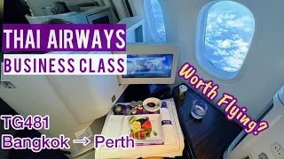 Flying Thai Airways Business Class to Australia TG481 Perth Review 787-9 Experience