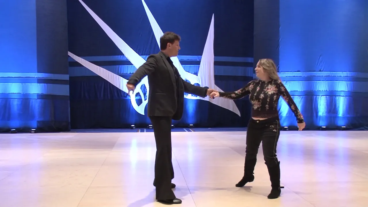 Liberty Swing 2018 Pro Am Spotlight Follower Niki Kaplan with Tybaldt Ulrich