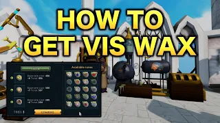 How the Vis Wax Machine Works in RuneScape 3