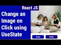 How to change image on button click in react js
