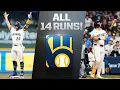 Brewers score 14 RUNS on Opening Day Ft Frelick Bauers more MLB Highlights