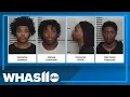 Four men arrested after three cars stolen from east Louisville home