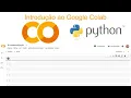 Introduction to Google Colab Python online