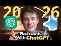 I Created Flash Cards with ChatGPT and My Productivity SKYROCKETED