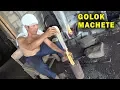 How Blacksmiths make Golok Machetes in Indonesia