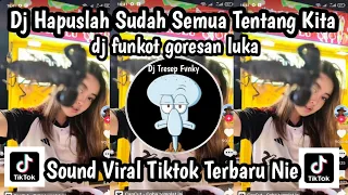 dj hapuslah sudah semua tentang kita dj funkot goresan luka by almira berto sound viral tiktok nie