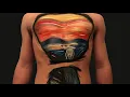 Body Art - The Inner Scream Painting Illusion
