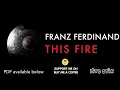 Franz Ferdinand - This Fire | Drum cover + Scrolling Sheet