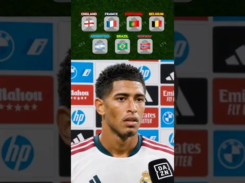 Jude Bellingham picked his favourite players from national teams π±π₯ #efootball2023 #efootball2024