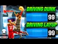 I made the GREATEST FINISHING BUILD POSSIBLE NBA 2k23 99 DRIVING DUNK 99 LAYUP