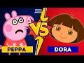 Lagu PEPPA PIG FIGHTS DORA! You wont believe who WON?!!? |Raissa Artista|