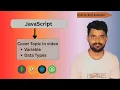 1 JavaScript Variables Data Types Learn Full Stack Web Development using Mern Stack