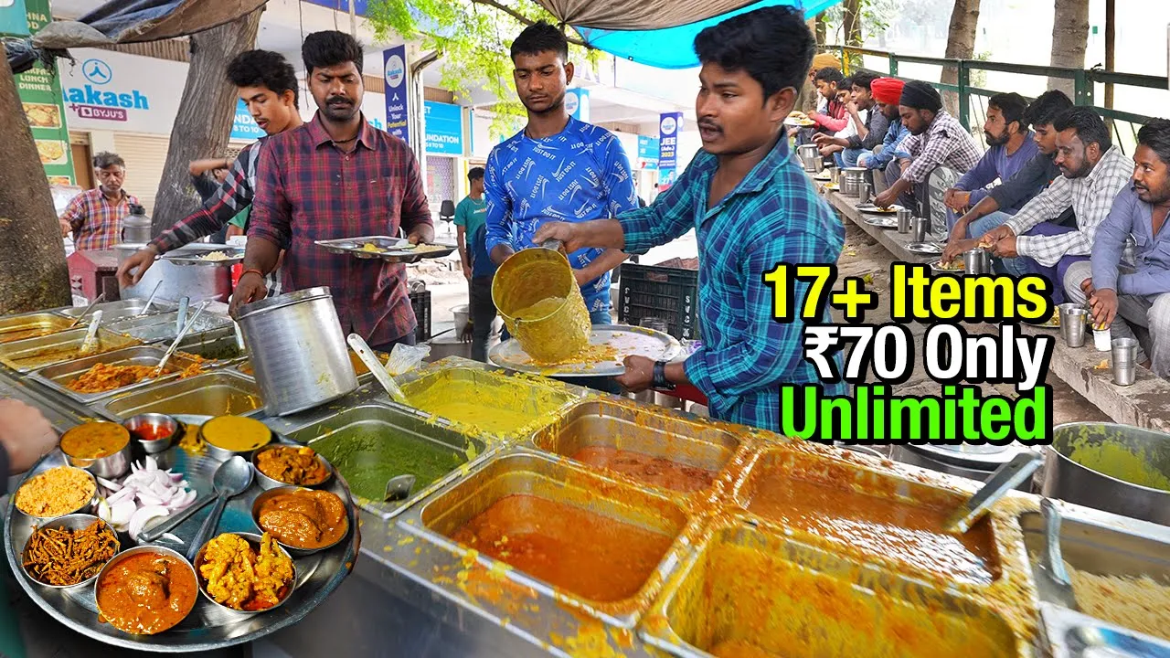 15   Chandigarh ka  Indian Street Food  15+ items Thali   Unlimited Only 70/-