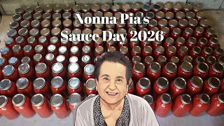 Nonna Pia's 2026 Sauce Day 🍅 | A Day of Family, Tradition & Nonna Pia’s Sauce