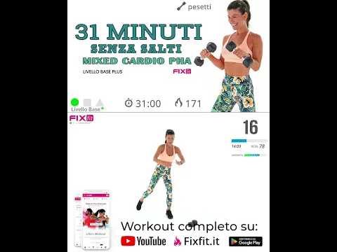 Dimagrisci e Tonifica: Allenamento PHA Mixed Cardio Senza Salti