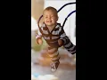 Would you do this with your kid? Watch Grandma Slingshot This Baby! #shorts