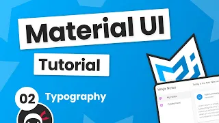 Material UI Tutorial - Typography