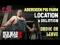 Red Dead Redemption 2 - Aberdeen Pig Farm Location Solution
