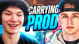 CARRYING PROD IN RADIANT RANKED (VALORANT)