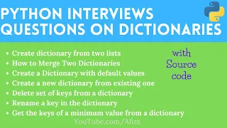 Python Interview Questions on Dictionaries How to Merging two dictionaries in Python