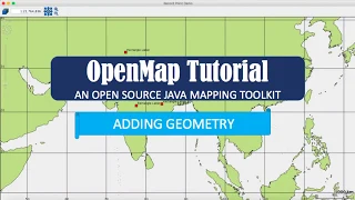 Geographic Information System Openmap Tutorial L2 Adding Geometry in Java using Netbeans