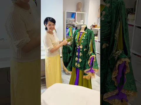 Making Sanderson Sisters Costumes✨#hocuspocus #yaffiedreams #hocuspocus2 #sandersonsisters #sewing