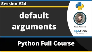 Default Arguments in functions Python Tutorial - Part 24