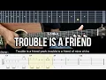Download Lagu Trouble is a Friend - Lenka | EASY Guitar Tutorial - Guitar Lessons TABS