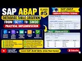 SAP ABAP Practical Create ZCOURSE Table in SE11 Maintain Data in SM30