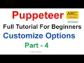 Puppeteer Tutorial Launch Browser with Options