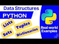 Python Data Structures Lists Tuples Dictionaries Sets