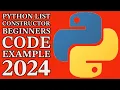 Python List Constructor Code Example 2024