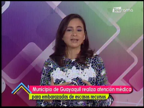 Municipio de Guayaquil realiza atención médica para embarazadas de escasos recursos