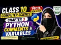 Class 10 Computer Science Chapter 3 Python Comments Variables PECTA New Book