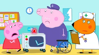 Peppa Pig Joins Grandpa for an X-RAY! 😭 Hospital Check-Up | Full Episodes | Kids Cartoons | 26 Mins